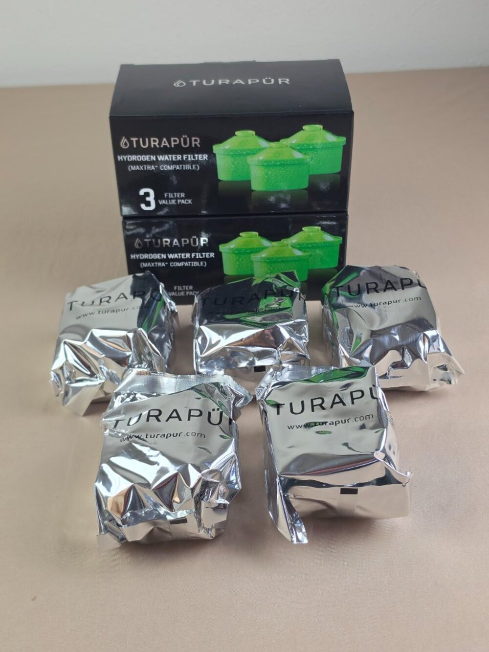 Turapur Hydrogen Water Filters Maxtra Compatible (5 Filters) Sealed